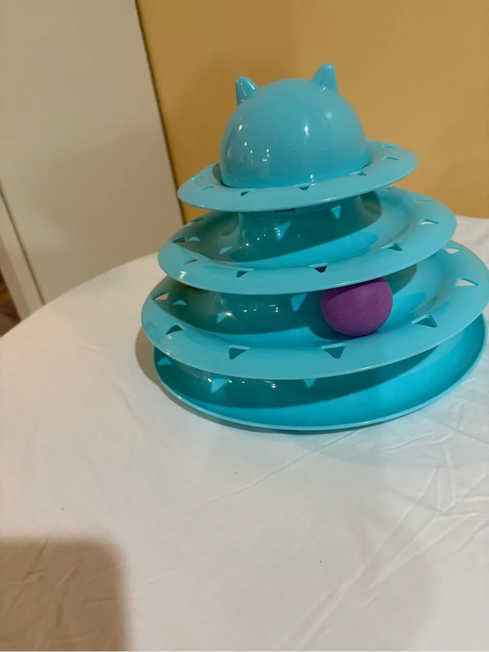 Cat toy cat turntable ball three-layer cat tower